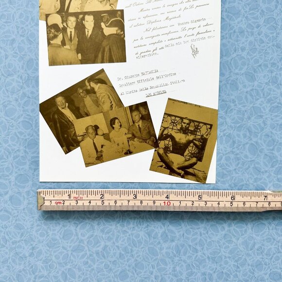 1990s Vogue Gold Book Half‑Page Ad • Black & Gold • Euro Glamour Decor - Picture 6 of 7